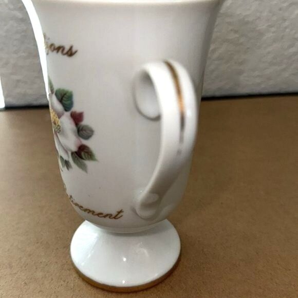Congratulations Retirement Porcelain Floral Mug By Cardie West - Picture 3 of 5